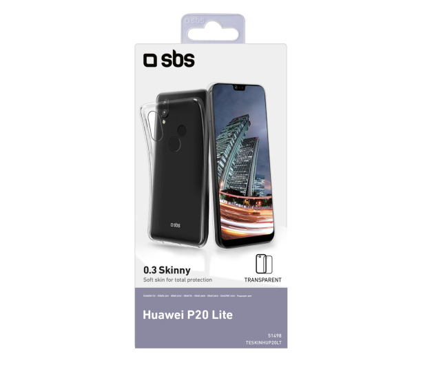 Etui Skinny do Huawei P20 Lite przezroczyste - 1438860 - zdjęcie 2